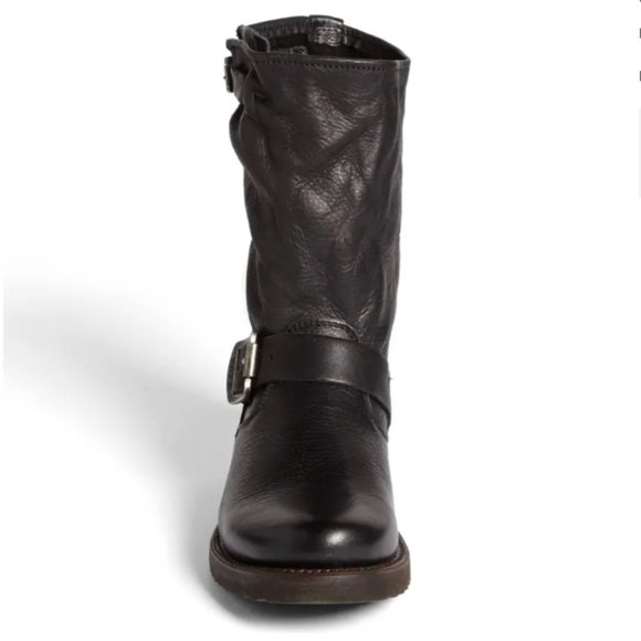 Frye Veronica Shortie Slouch Bootie - Black Stone - Picture 3 of 6